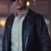 Babylon Brad Pitt Black leather Jacket 2